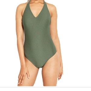 Kona Sol Olive Green Swimsuit